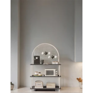Çevir Kur Antrasit BD Kahve Köşesi Dolabı, , Mutfak Düzenleyici 71*136*35 cm