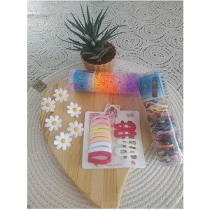 Papatya Cimcime Havlu Çıtçıt Toka Çocuk Set