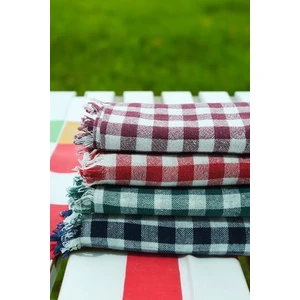 3'lü Çok Amaçlı Sofra Bezi & Piknik Sofrası & Masa Örtüsü Ekose Pötikare Desenli