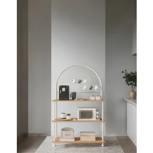 Çevir Kur A. Çam Kahve Köşesi Dolabı, , Mutfak Düzenleyici 71*136*35 cm
