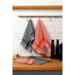 Koza Vitrin Pötikareli Mutfak Kurulama Bezi Bulaşık Kurulama Bezi 4lü 50 x 70  cm