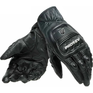 Motosiklet Eldiveni Carbon Titanium Full Koruma Deri Motorcu Eldiven Siyah