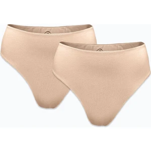 Kadın Ten Rengi 2 Li Paket Modal Yüksek Bel String Tanga 178