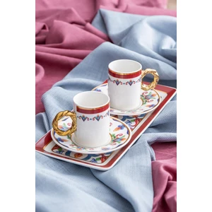 Francesca 2 Kişilik Porselen Kahve Fincanı Takımı 90 Ml