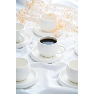 Bianco Perla 6 Kişilik Porselen Çay Fincanı Takımı 200 Ml