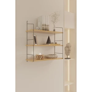 Büyük Boy Duvar Rafı 3 Katlı Duvar Rafı Kitaplık Banyo Mutfak Rafı Kitap Rafı Organizer Baharatlık