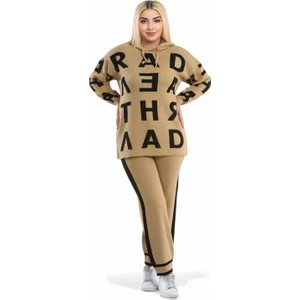 New Line Trend Kapüşonlu Harf Detaylı Takım