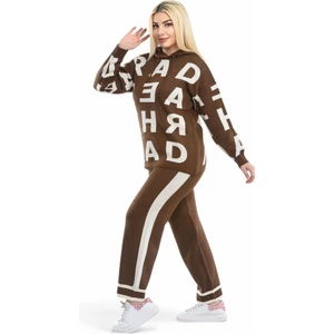 New Line Trend Kapüşonlu Harf Detaylı Takım