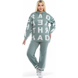 New Line Trend Kapüşonlu Harf Detaylı Takım