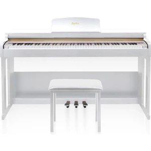 Jwin Sapphire SDP-214 Çekiç Aksiyonlu 88 Tuşlu Dijital Piyano + Tabure - Beyaz