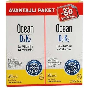 Ocean D3K2 20 ml + 20 ml Oral Damla