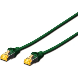CAT 6A SFTP/PIMF (Pairs In Metal Foil) Patch Kablosu, LSZH, 0,25 metre, AWG 26, Yeşil Renk
