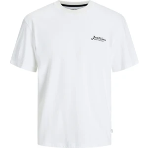 Jack & Jones Jjbeau Tee Ss Frontprınt Beyaz Erkek Kısa Kol T-Shirt