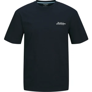 Jack & Jones Jjbeau Tee Ss Frontprınt Lacivert Erkek Kısa Kol T-Shirt