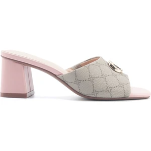 Nine West Nacell 5fx Pembe Kadın Topuklu Terlik