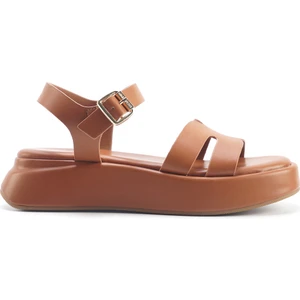 Nine West VELART 5FX Taba Kadın Kalın Taban Sandalet