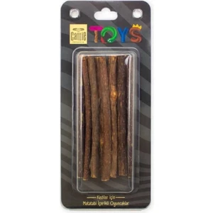Yemci Pet Shop Cattie Matatabi Içerikli Kedi Oyuncağı Ince Çubuk 12cm 15li