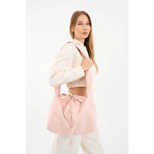 Mute Bag Süet Bayb Pink Tote Bag / Toz Pembe Çapraz Kullanıma Uygun Süet Kadın Omuz Çantası (50*30)