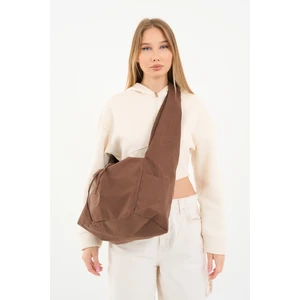 Mute Bag Süet Cookie Tote Bag / Çapraz Kullanıma Uygun Kadın Omuz Çantası (50*30)