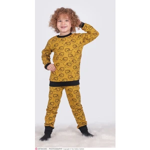 Aslanlı Çocuk Pijama Takım 3-7 Yaş