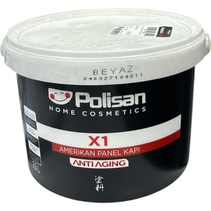 X1 Su Bazlı Kokusuz Amerikan Panel Kapı ve Ahşap Boyası Beyaz Renk 3,5 Lt