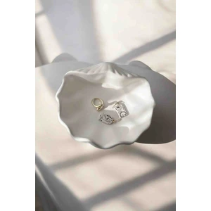 Deniz Kabuğu Görünümlü Dekoratif Tabak