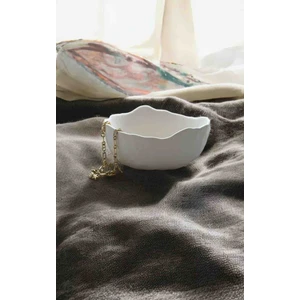 Kıvrımlı Dokulu Dekoratif Kase