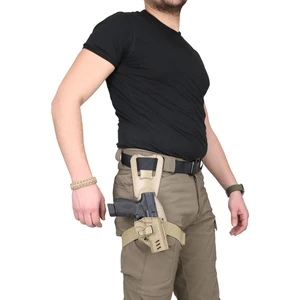 Bg Glock 17 -19 Taktik Polimer Kılıf & Alçak Taşıma Aparatı