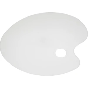 | Sanatsal Oval Palet, 43 cm x 30 Cm, Ps Plastik, Yağlı Boya, Guaj Boya ve Akrilik Boya Için Ideal