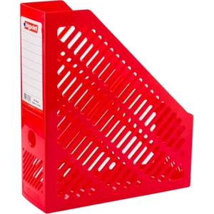 | Plastik Kutu Klasör, Kırmızı, Dayanıklı Abs Malzeme, Dikey ve Yatay Kullanım, A4 ve A5 Uyumlu