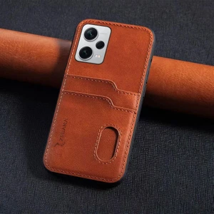 Xiaomi Redmi Note 12 Pro 5g Zebana Kartlıklı Pu Deri Kılıf