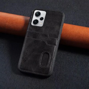 Xiaomi Redmi Note 12 Pro 5g Zebana Kartlıklı Pu Deri Kılıf