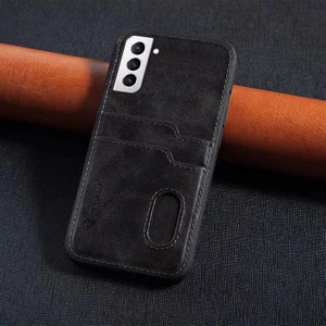 Samsung Galaxy S25 Zebana Kartlıklı Pu Deri Kılıf