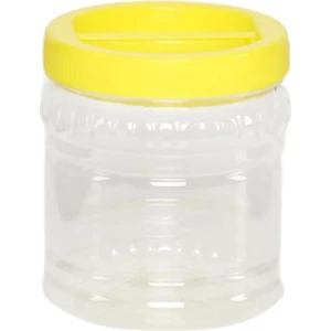 2 Adet Plastik Kavanoz Pet Bidon Saklama Kabı 1 Litre Turşu Salça Kavanozu 1000ML