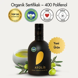 Premium Organik Zeytinyağı 500 ml Yüksek Polifenollü Bebek Soğuk Sıkım Natürel Sızma Zeytinyağı
