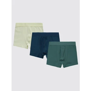 Civil Boys Erkek Çocuk 3'lü Boxer Set 2-10 Yaş Ekru