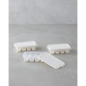 Posuda Plastik 3’lü Mini Buz Kalıbı 7 x 12,5 x 3,5 cm Krem