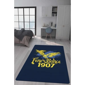 Doruklar Home Collection Kaymaz Taban Makinada Yıkanabilir Dijital Baskı Modern Desenli Genç Odası ve Çocuk Odası Halısı Dot Taban Halı