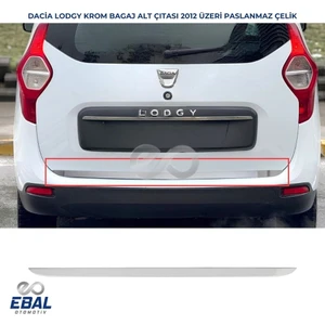 Ebal Oto Dacia Lodgy Krom Bagaj Alt Çıta 2012 Üzeri P.çelik