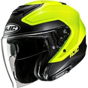 I31 Tevis MC3HSF Yarım Motosiklet Kaskı Mat Siyah Neon