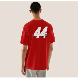 Lewis Hamilton Ferrari Illüstrasyon T-Shirt