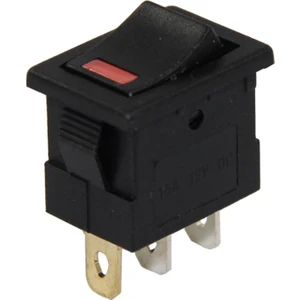 IC-118A Mini Işıklı 12 Volt Ledli Anahtar Aç Kapa Düğme Buton 3 Pinli