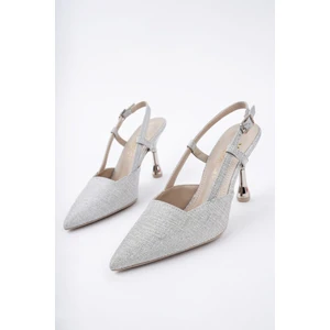 Jesi Sivri Burun Arkası Açık Günlük Klasik Kadın Topuklu Ayakkabı