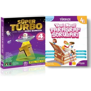 Model Eğitim Yayıncılık   (Sınıf: 4)   Süper Turbo Yeni Nesil Soru Bankası Ve Yeni Nesil Paragraf Soruları