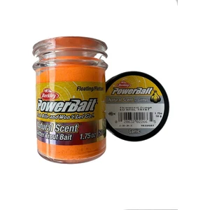 Power Bait Natural Scent Glitter – Fluorescent Orange - Garlic
