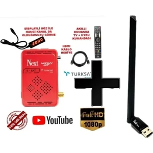 Kanky Full Hd Yeni Uydu Alıcı + Next 7601 Wifi Anten