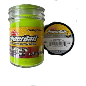 Power Bait Natural Scent Glitter – Chartreuse Garlic