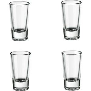 4'lü Set Mini Shot Bardağı Hacim 25 ml Ikea 4 Adet Likör Şat Bardağı Cam Bardak Yükseklik 7 cm