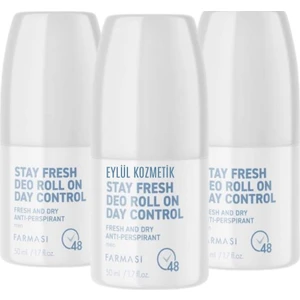 Stay Fresh Deo Erkek Roll On Day Control 50 ml x 3 Adet
