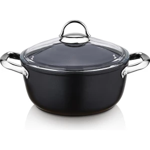 Titanyum Indüksiyon Tabanlı 22 cm Derin Tencere - 3.7 Litre